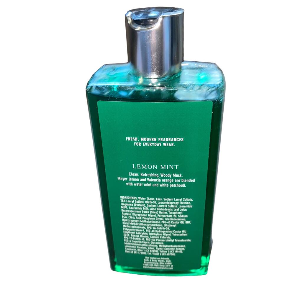 Bath & Body Works C.O. Bigelow Lemon Mint Body Wash 11.6 oz New Rare HTF - Picture 2 of 2